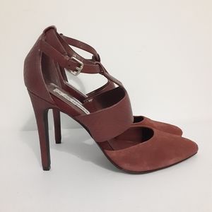 Steve Madden Burgundy Stilettos Size 7 1/2